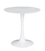 Arkell White 30-inch Round Pedestal Dining Table