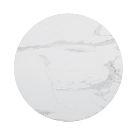 Arkell White 30-inch Round Pedestal Dining Table by Coaster at Eve Furniture