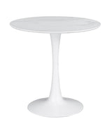 Arkell White 30-inch Round Pedestal Dining Table by Coaster at Eve Furniture