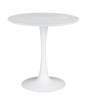 Arkell White 30-inch Round Pedestal Dining Table by Coaster at Eve Furniture