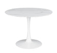 Arkell White 40-inch Round Pedestal Dining Table by Coaster at Eve Furniture