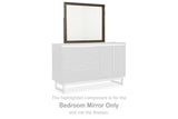 Arkenton Grayish Brown Bedroom Mirror by Ashley at Eve Furniture