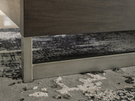 Arkenton Grayish Brown California King Panel Bed by Ashley at Eve Furniture