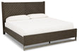 Arkenton Grayish Brown King Panel Bed by Ashley at Eve Furniture