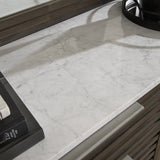 Arkenton Grayish Brown/White Chest of Drawers by Ashley at Eve Furniture