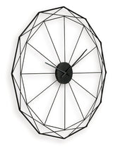 Arkthorne Black Wall Clock by Ashley at Eve Furniture