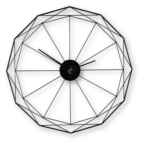 Arkthorne Black Wall Clock by Ashley at Eve Furniture