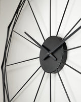 Arkthorne Black Wall Clock by Ashley at Eve Furniture