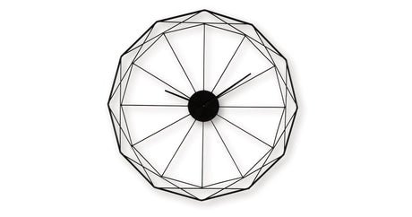 Arkthorne Black Wall Clock by Ashley at Eve Furniture