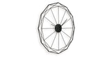 Arkthorne Black Wall Clock by Ashley at Eve Furniture