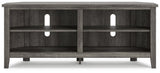 Arlenbry Gray Corner TV Stand