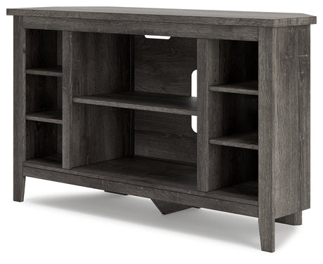 Arlenbry Gray Corner TV Stand