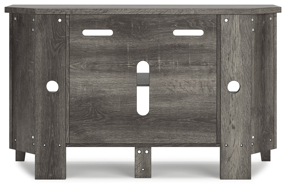 Arlenbry Gray Corner TV Stand