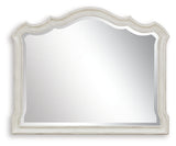 Arlendyne Antique White Bedroom Mirror by Ashley at Eve Furniture