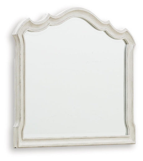 ARLENDYNE Antique White Bedroom Mirror by Ashley at Eve Furniture