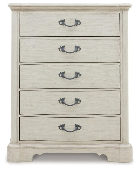 Arlendyne Antique White Chest of Drawers by Ashley at Eve Furniture