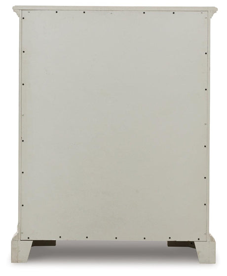 Arlendyne Antique White Chest of Drawers by Ashley at Eve Furniture