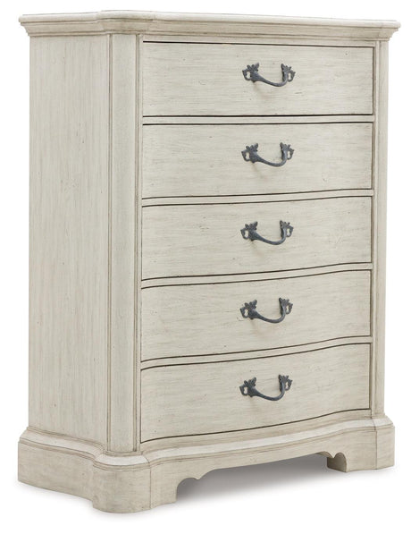 Arlendyne Antique White Chest of Drawers by Ashley at Eve Furniture