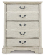 Arlendyne Antique White Chest of Drawers