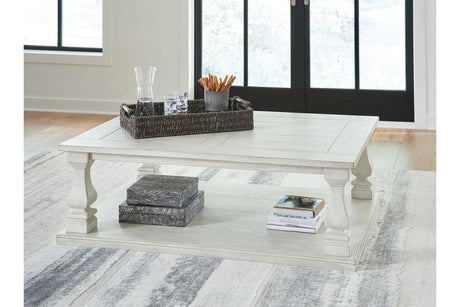 Arlendyne Antique White Coffee Table and 2 End Tables by Ashley at Eve Furniture