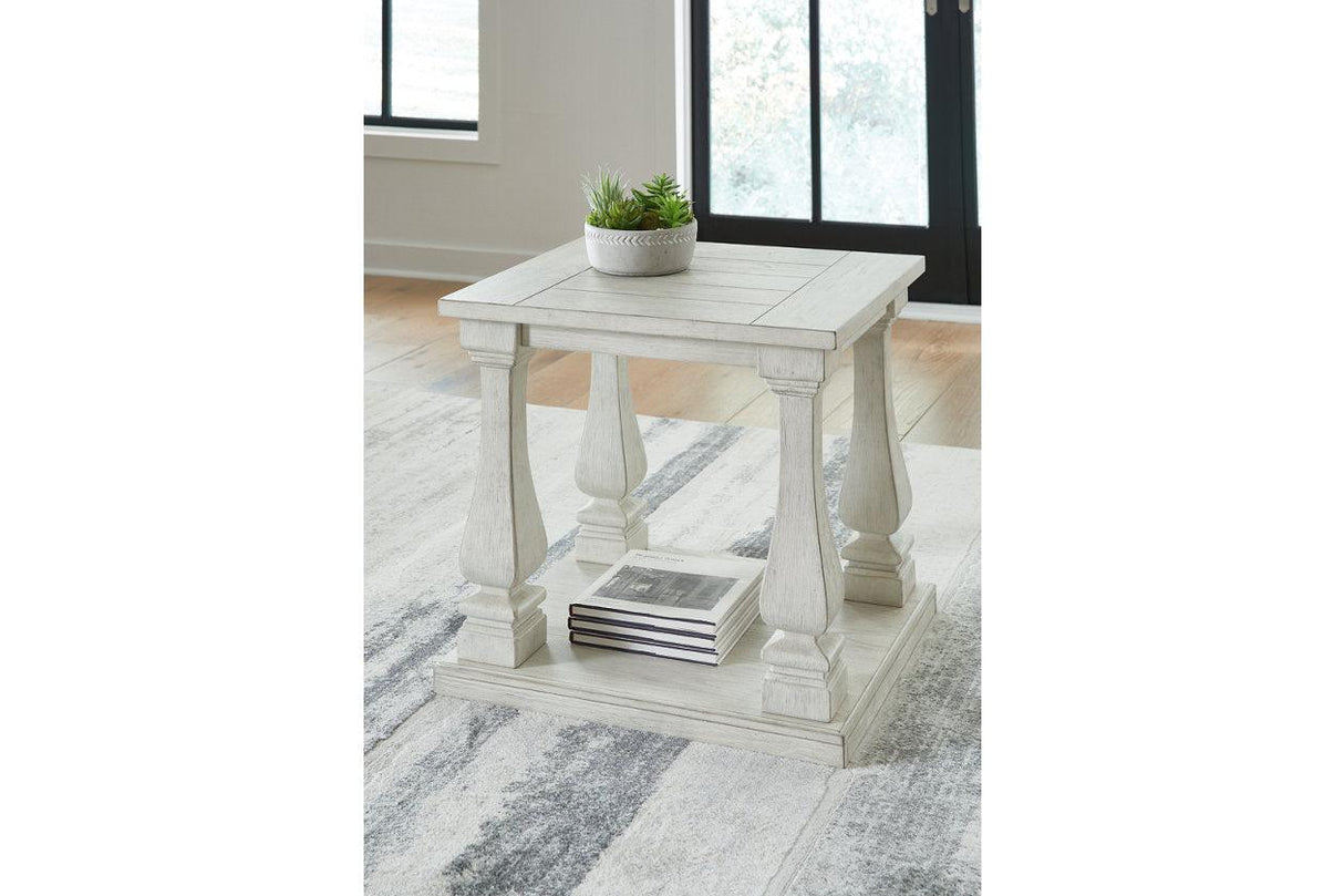 Arlendyne Antique White Coffee Table and 2 End Tables by Ashley at Eve Furniture