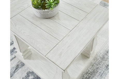 Arlendyne Antique White Coffee Table and 2 End Tables by Ashley at Eve Furniture