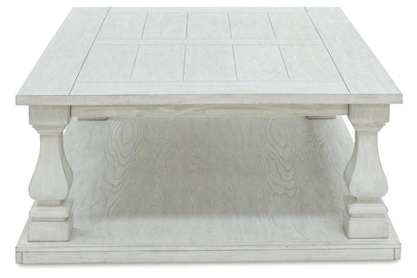 Arlendyne Antique White Coffee Table and 2 End Tables by Ashley at Eve Furniture