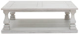 Arlendyne Antique White Coffee Table by Ashley at Eve Furniture