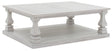 Arlendyne Antique White Coffee Table by Ashley at Eve Furniture
