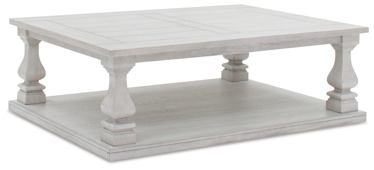 Arlendyne Antique White Coffee Table by Ashley at Eve Furniture