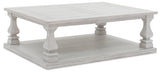 Arlendyne Antique White Coffee Table by Ashley at Eve Furniture