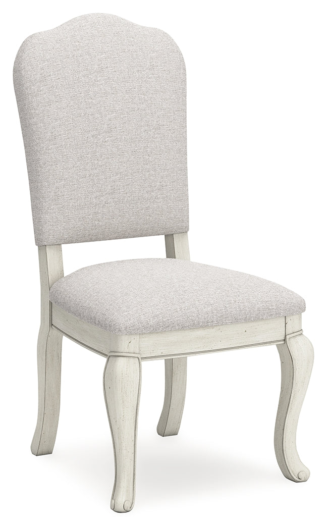 Arlendyne Antique White Dining Chair, Set of 2