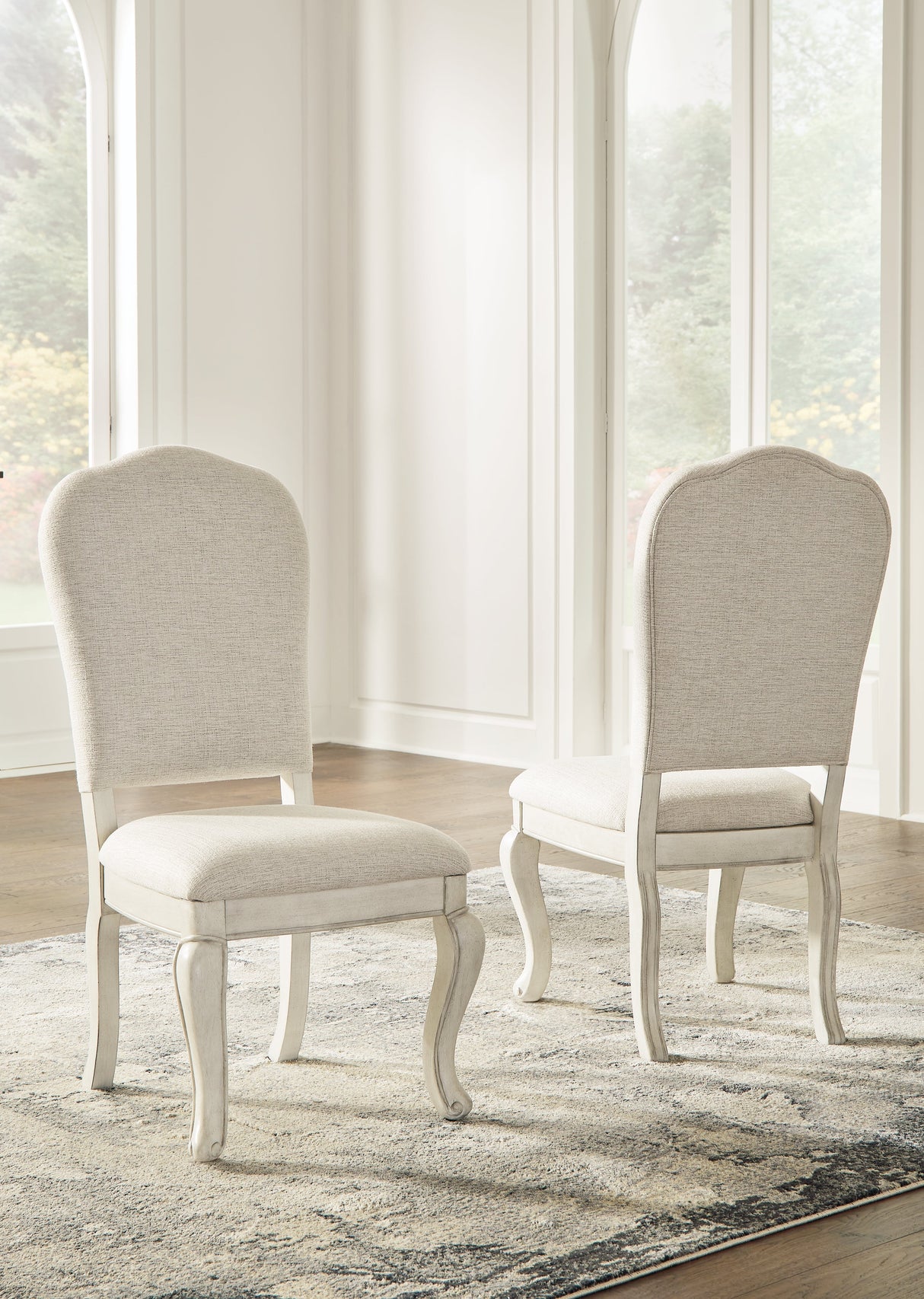 Arlendyne Antique White Dining Chair, Set of 2