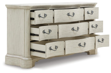 Arlendyne Antique White Dresser by Ashley at Eve Furniture