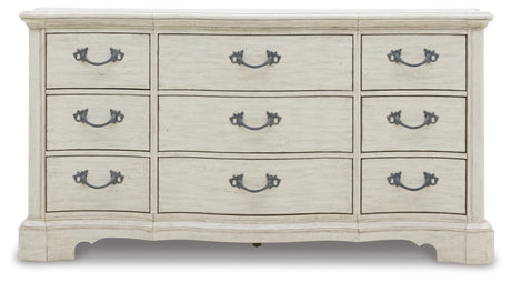 Arlendyne Antique White Dresser by Ashley at Eve Furniture