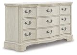 Arlendyne Antique White Dresser by Ashley at Eve Furniture