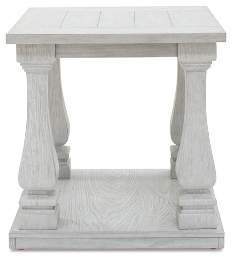 Arlendyne Antique White End Table by Ashley at Eve Furniture
