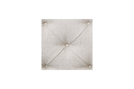 Arlendyne Antique White King Upholstered Panel Bed by Ashley at Eve Furniture