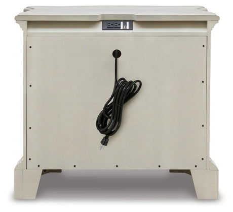 Arlendyne Antique White Nightstand by Ashley at Eve Furniture
