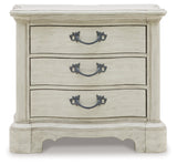 ARLENDYNE Antique White Nightstand