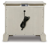 ARLENDYNE Antique White Nightstand