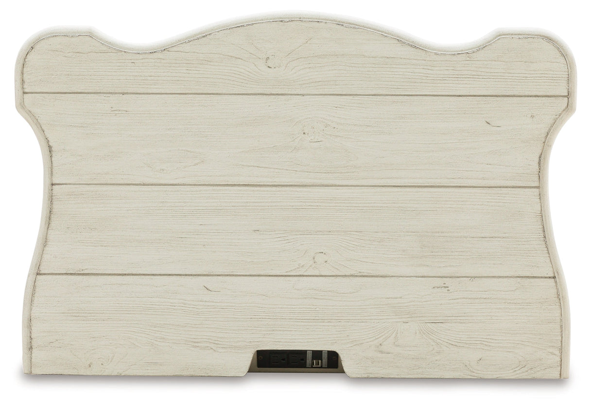 ARLENDYNE Antique White Nightstand