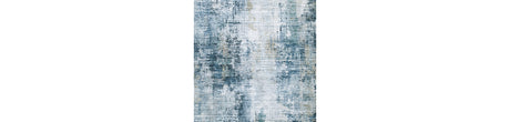 Arlenmont Blue/White/Brown Large Rug by Ashley at Eve Furniture