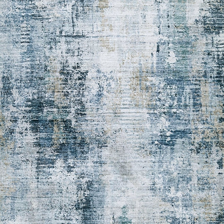 Arlenmont Blue/White/Brown Medium Rug by Ashley at Eve Furniture