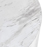 Arlette White Outdoor Round Coffee Table by Classic Home at Eve Furniture