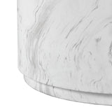Arlette White Outdoor Round Coffee Table by Classic Home at Eve Furniture