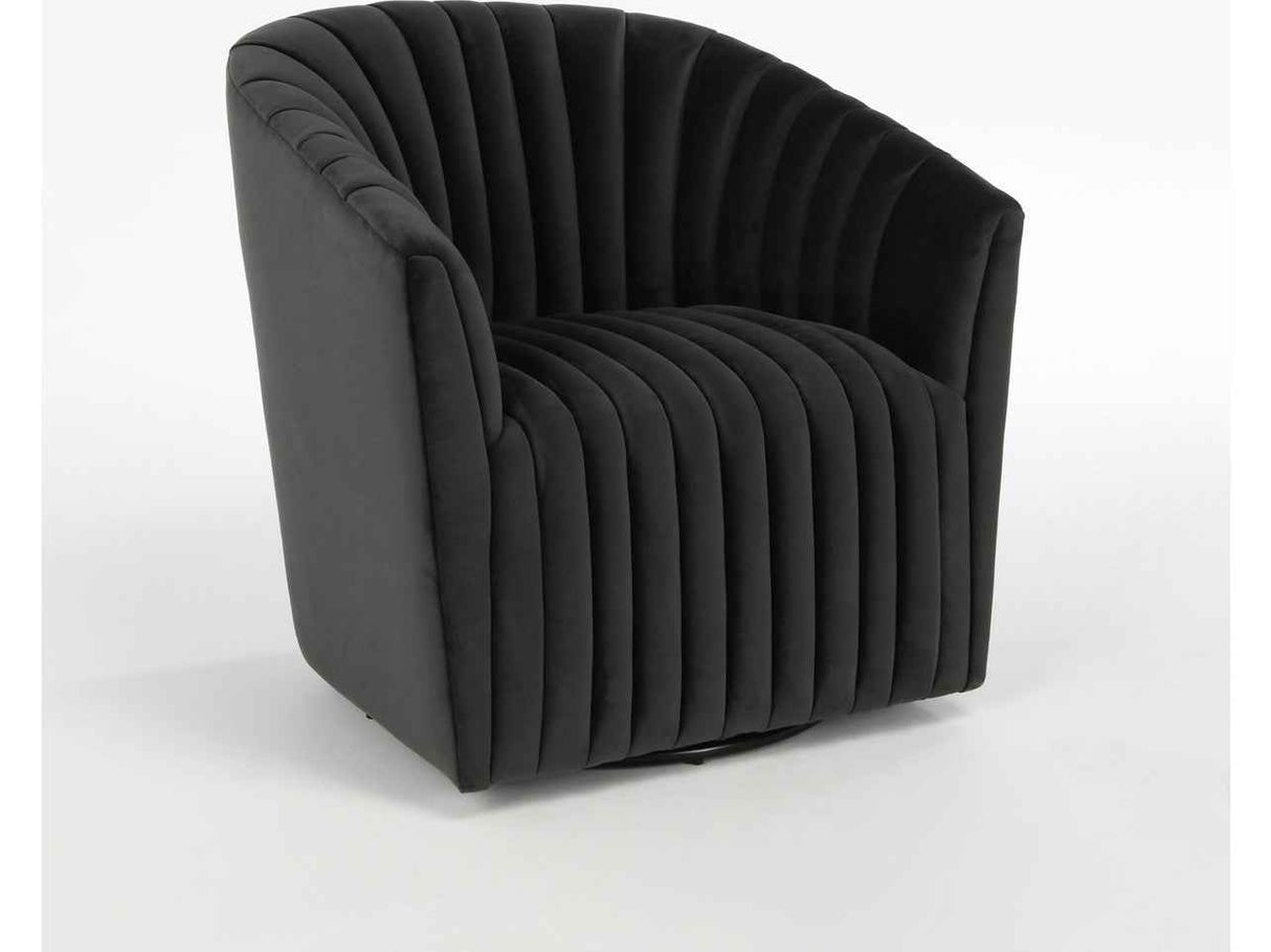 Arline Gray Swivel Accent Chair by Classic Home at Eve Furniture