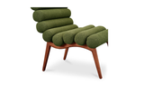 Arlo Accent Chair Dark Green by Moe's Home at Eve Furniture