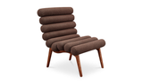 Arlo Accent Chair - Deep Brown by Moe's Home at Eve Furniture