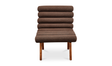Arlo Accent Chair - Deep Brown by Moe's Home at Eve Furniture